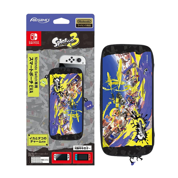 SMART POUCH EVA FOR NINTENDO SWITCH / NINTENDO SWITCH OLED MODEL SPLATOON 3A  [ACC]