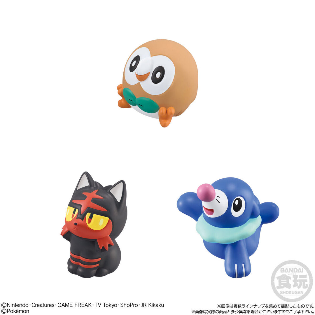 Rowlet (Mokuroh) Pokémon Kids Vol.3 — ภาพประกอบจากผู้ผลิต ตัวละครอื่นไม่รวมในรายการนี้
